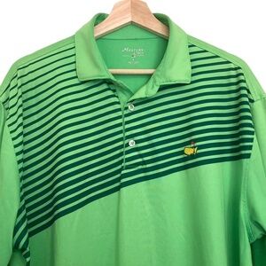 MASTERS TECH Golf Shirt L Green